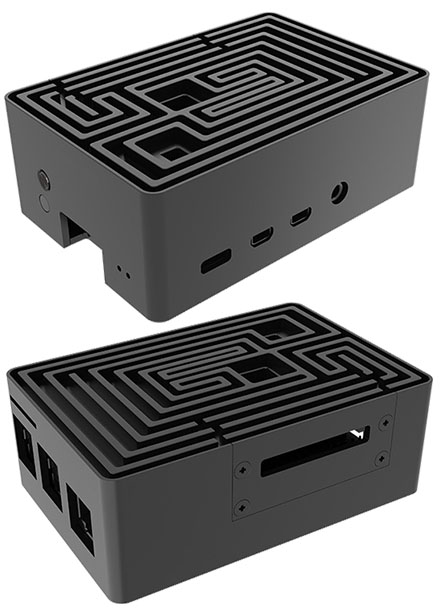 Akasa Maze Pro Raspberry Pi 4 Enclosure (A-RA10-M2B)