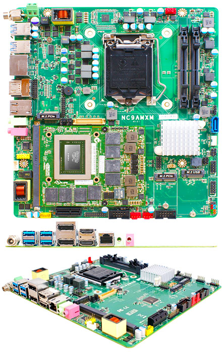 Jetway JNC9AMXM-H310 Thin-ITX (Intel Coffee Lake-S H310, LGA1151) [2x HDMI, 2x DP]